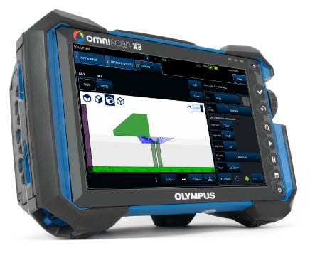 OmniScan® X3 Phased Array Flaw Detector with TFM: Confidence You Can See